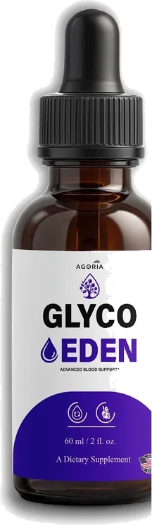 GlycoEden single bottle, 1 amber dropper bottle